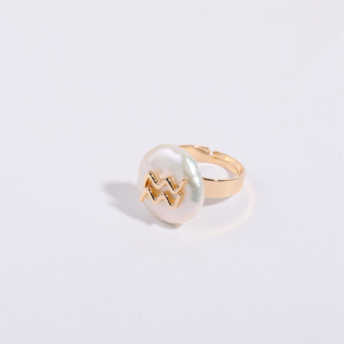 Pearl Zodiac Ring