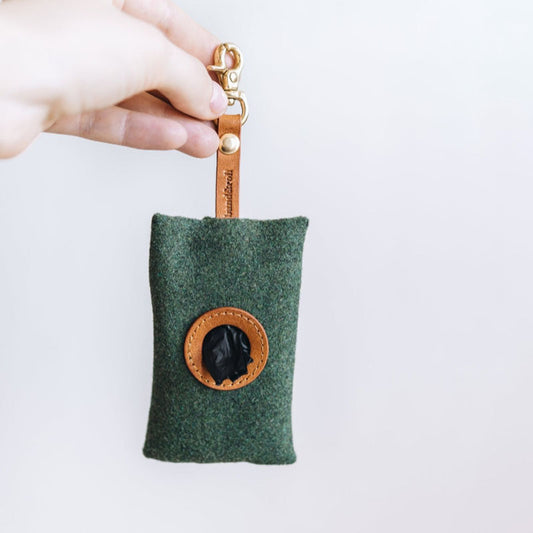 felt poo bag