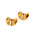 Load image into Gallery viewer, Golden stainless steel earrings
