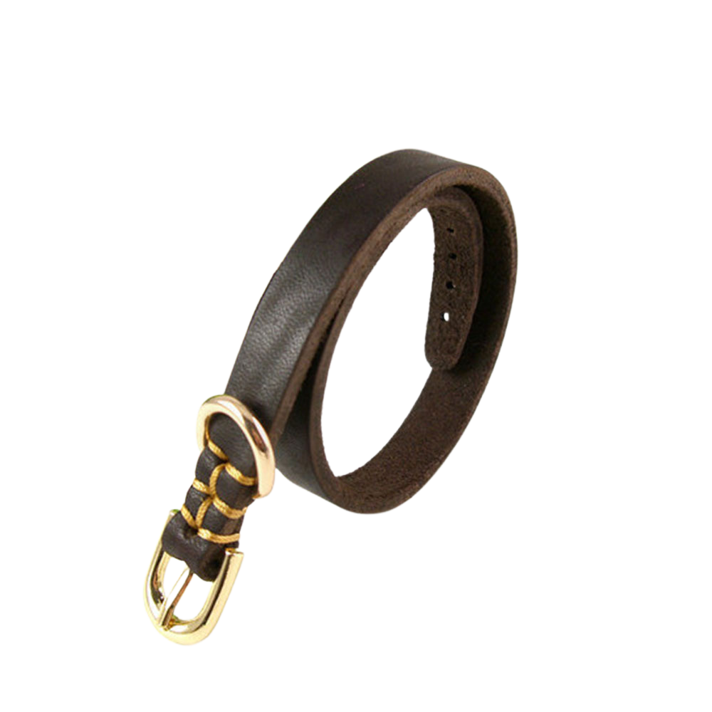 genuine leather collar