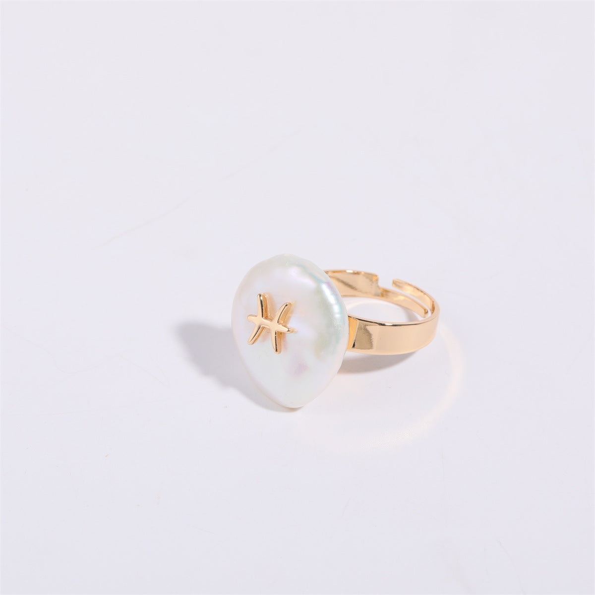 Pearl Zodiac Ring