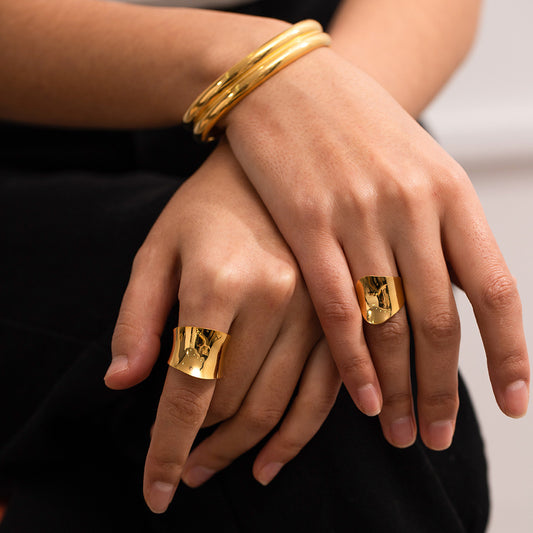 All-Matching Ringe in Gold