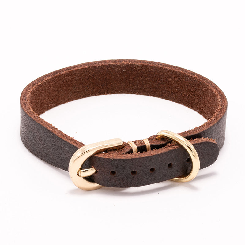 genuine leather collar